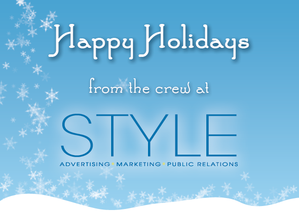 Happy Holidays from the crew at STYLE Advertising