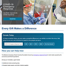 COVID-19 Fundraising Site